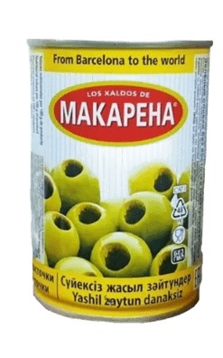Оливки MAKAPEHA б/к ж/б ключ 280г