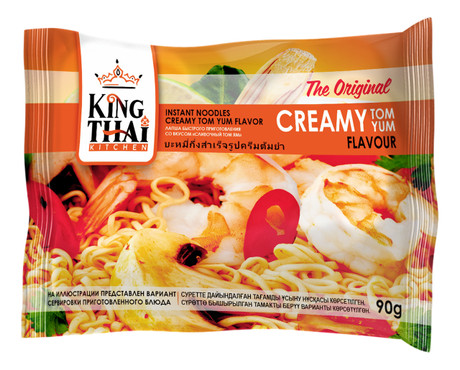 Лапша б/п КИНГТАЙ Том Ям м/у 90г