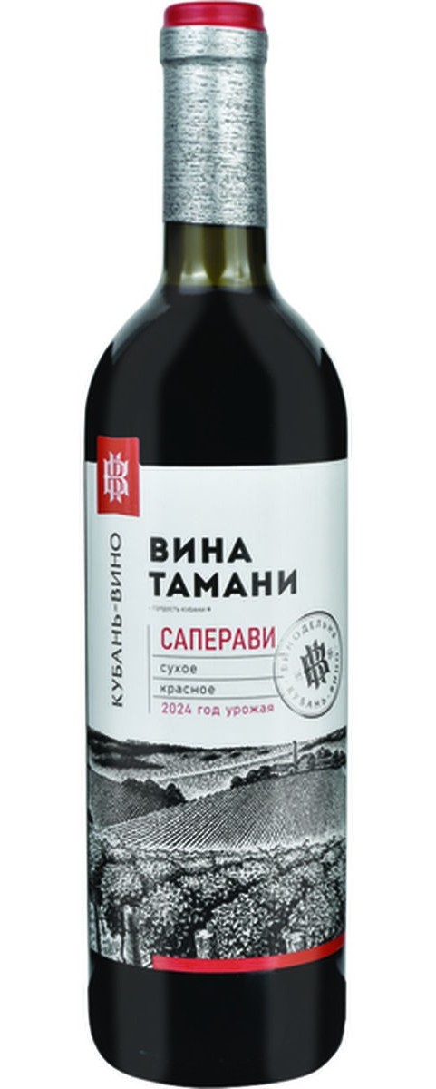 Вино ШАТО ТАМАНЬ Вина Тамани Саперави красное сух 11-13% с/б 0.75л