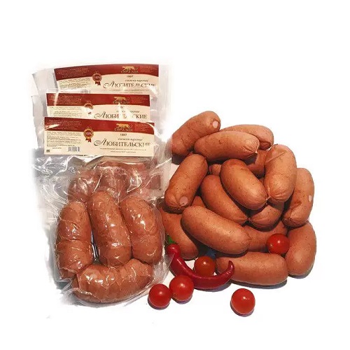 Сосиски ЕВРАЗИЯ Любительские в/у 1кг