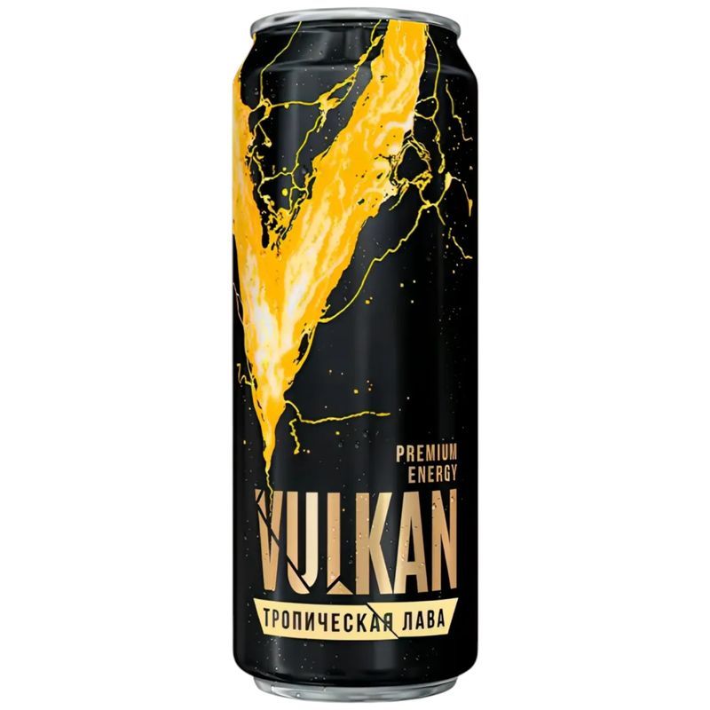 Энергетический напиток ВУЛКАН Тропическая лава ж/б 0.45л