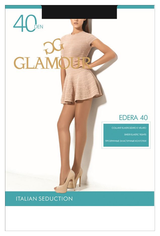 Колготки ГЛАМУР Идера 40ден неро 3