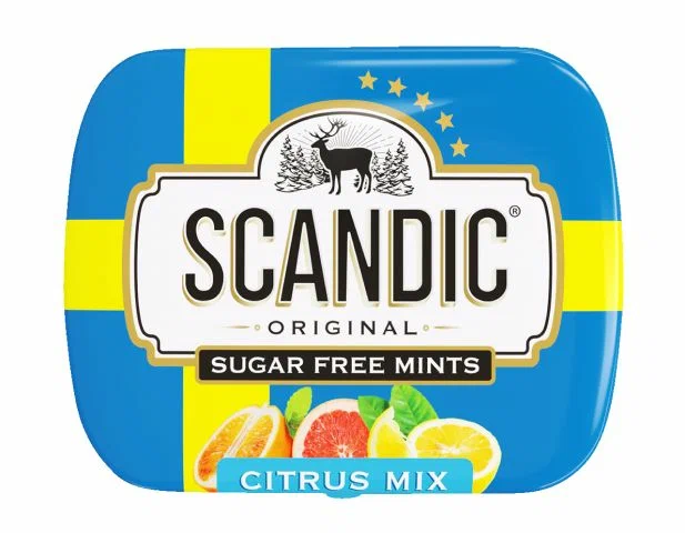 Конфеты СКАНДИК Цитрус микс без сахара 14г