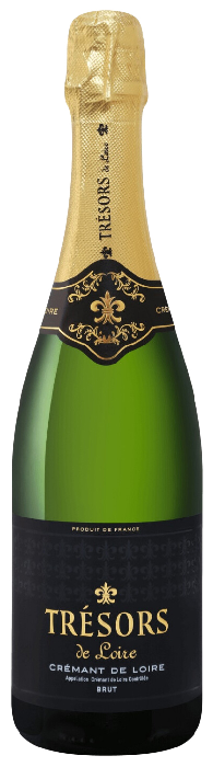 Игристое вино ТРЕЗОР Креман де Луар выдержанное белое брют 11.5% ПК 0.75л
