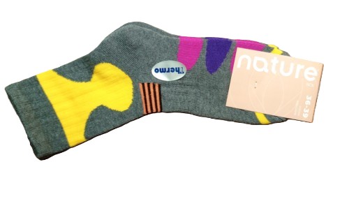 Носки женские НАТУРА термо арт.877ж