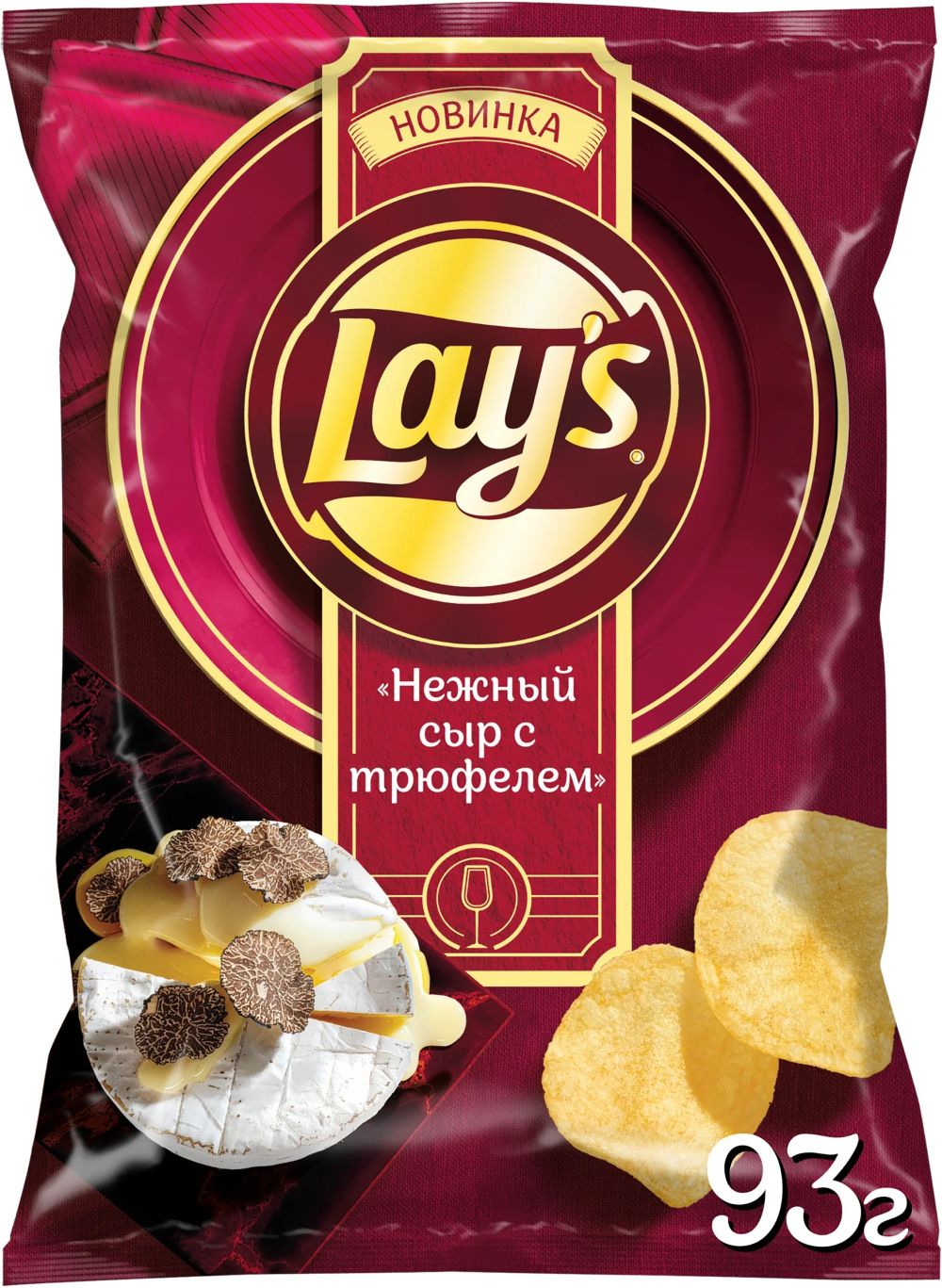 Чипсы ЛЕЙС Нежный сыр с трюфелем 93г