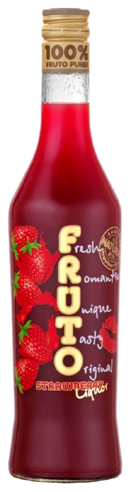 Ликер ФРУТО Клубника 15% ст/б 0.5л
