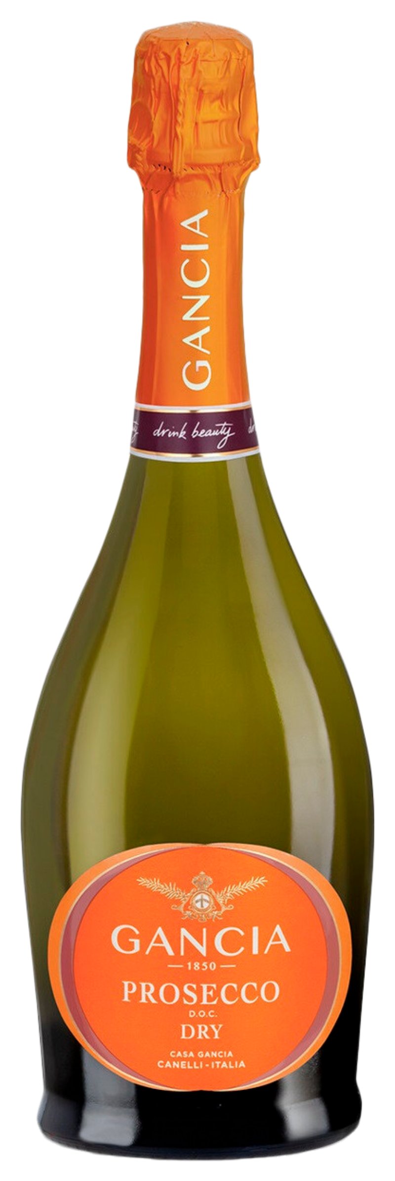Игристое вино ГАНЧА ПРОСЕККО Драй белое сух 11.5% ст/б 0.75л