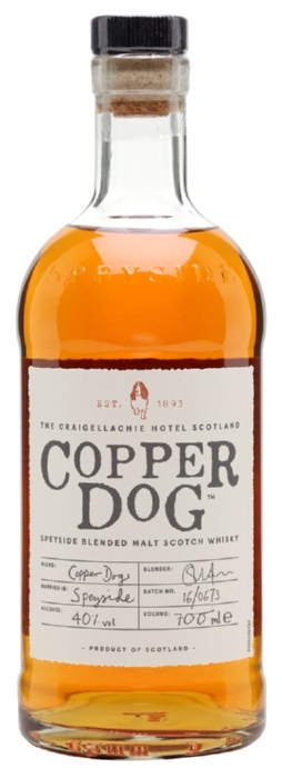 Виски КОППЕР ДОГ 40% ст/б 0.7л