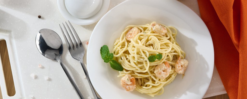 Паста с морепродуктами 200г