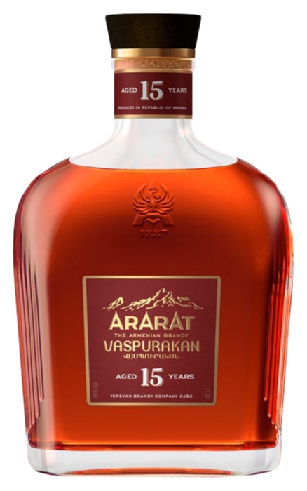 Коньяк АРАРАТ Васпуракан 15 лет 40% ПК 0.5л