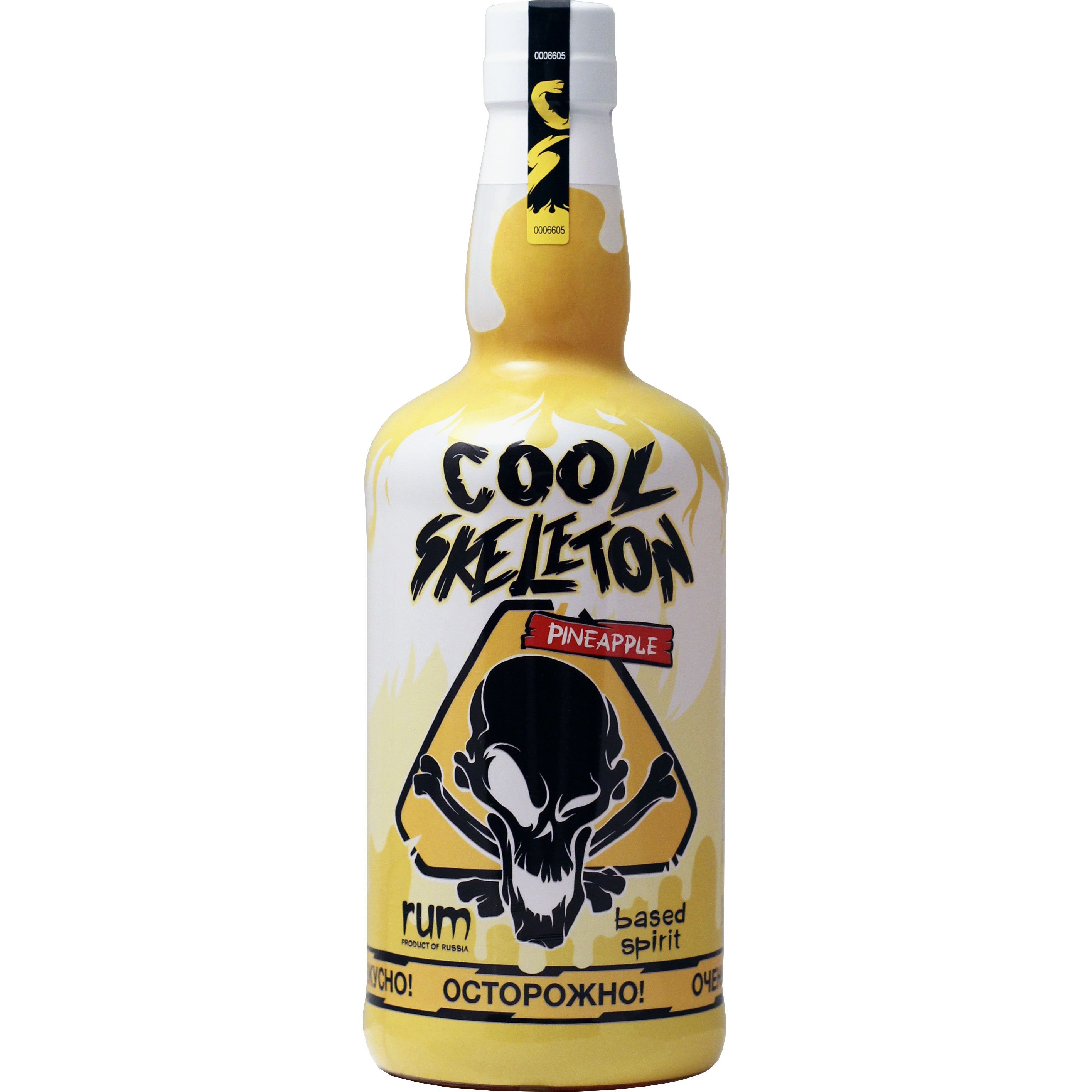 Напиток спиртной ромовый КУЛ СКЕЛЕТОН Ананас 37.5% ст/б 0.7л