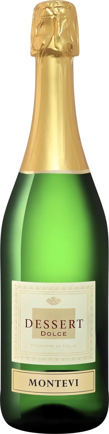 Игристое вино МОНТЕВИ Десерт Дольче белое п/сл 9.5% ст/б 0.75л