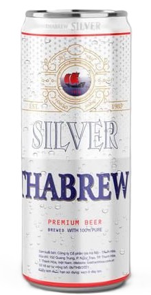 Пиво ТХАБРЮ Сильвер светлое фильтрованное 4.6% ж/б 0.33л