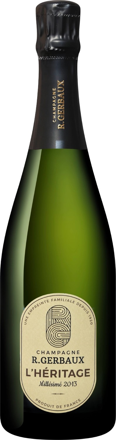 Игристое вино Р.ЖЕРБО Шампань Л`Эритаж белое брют 12% ст/б 0.75л