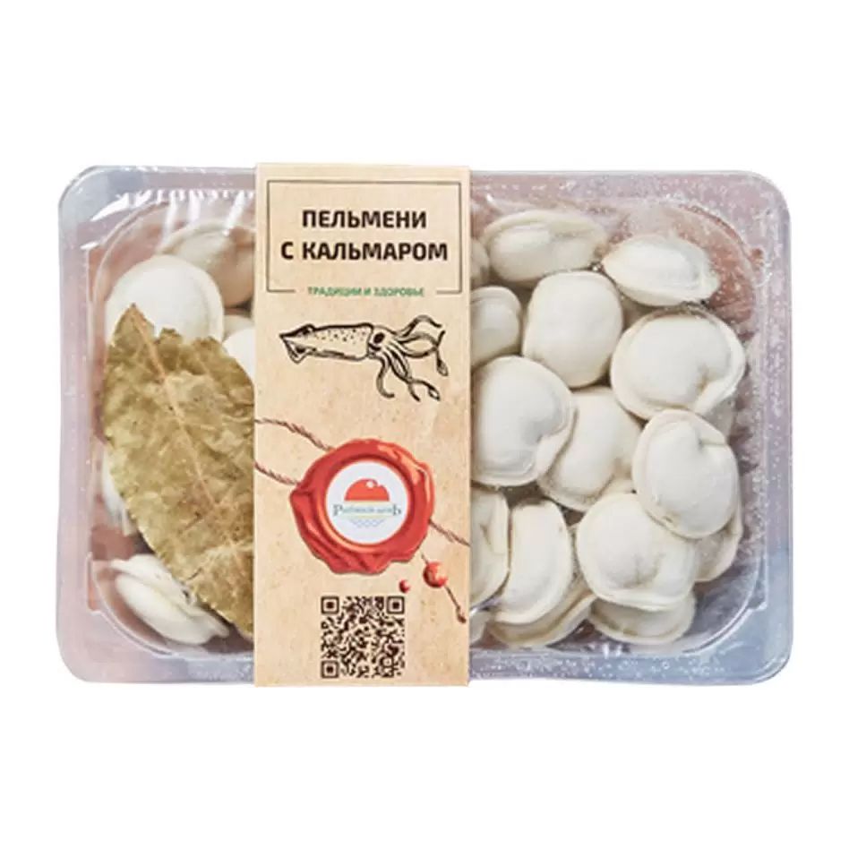 Пельмени РЫБНЫЙ ХИТ с кальмаром 500г