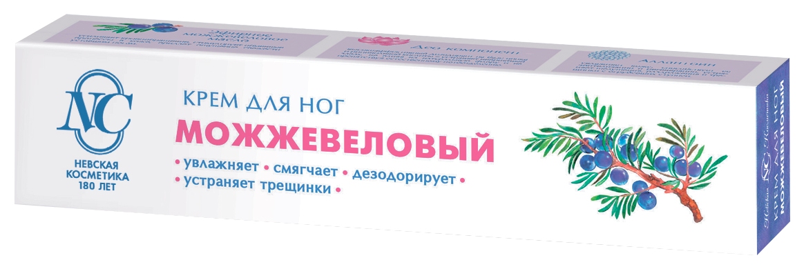 Крем для ног НЕВСКАЯ КОСМЕТИКА Можжевеловый дезодорирующий 50мл