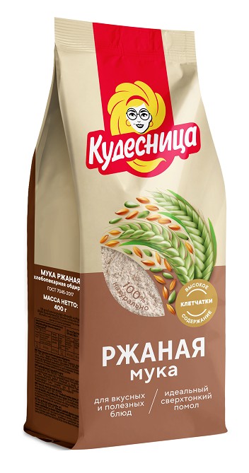 Мука КУДЕСНИЦА ржаная м/у 400г