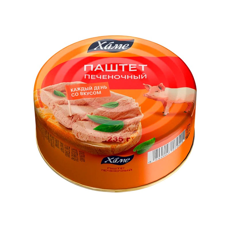 Паштет ХАМЕ печеночный ж/б 235г