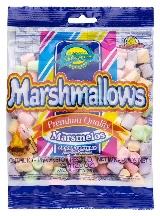 Зефир ГУАНДИ Маршмеллоу фруктовый мини 75г