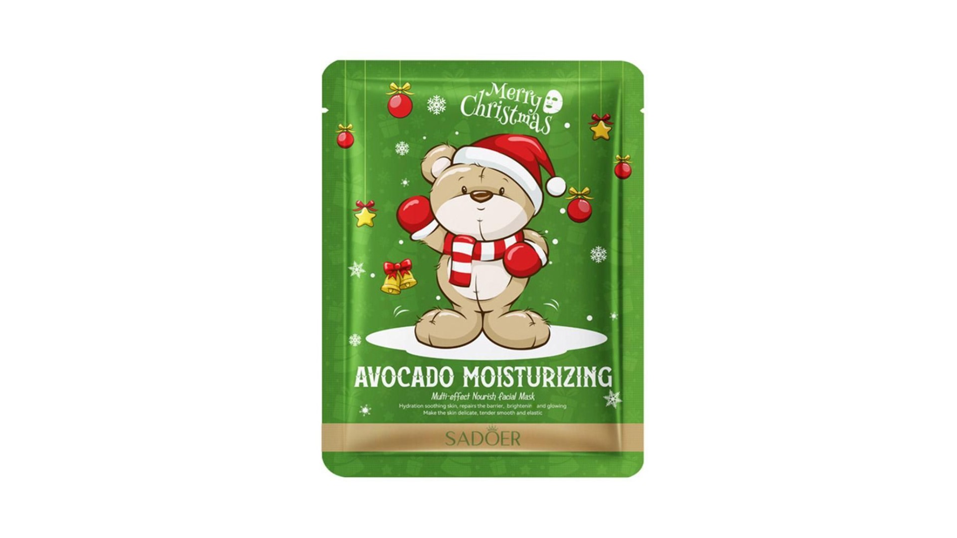 Маска для лица САДОЕР Увлажняющая с экстрактом авокадо тканевая НГ