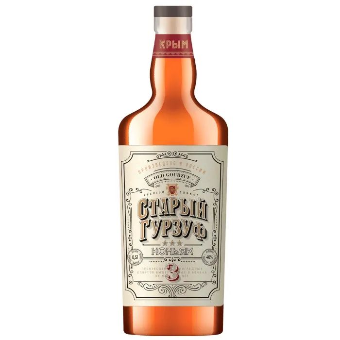 Коньяк СТАРЫЙ ГУРЗУФ 3 года 40% ст/б 0.5л