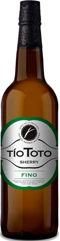 Вино ТИО ТОТО Фино Херес белый сух 15% ст/б 0.75л