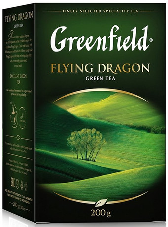 Чай ГРИНФИЛД Флаин Драгон зеленый 200г
