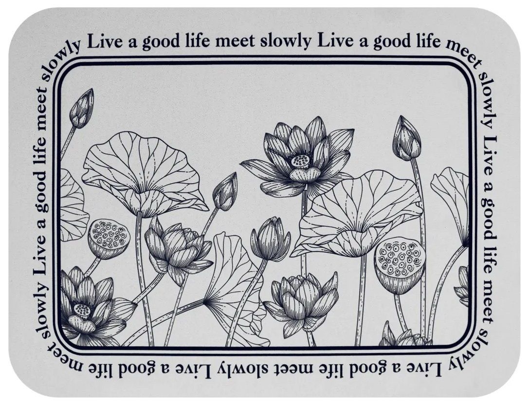 Коврик для сушки посуды Ботаника 30*40см арт.550