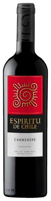 Вино ЕСПИРИТУ де ЧИЛИ Карменер красное п/сух 10-15% ст/б 0.75л