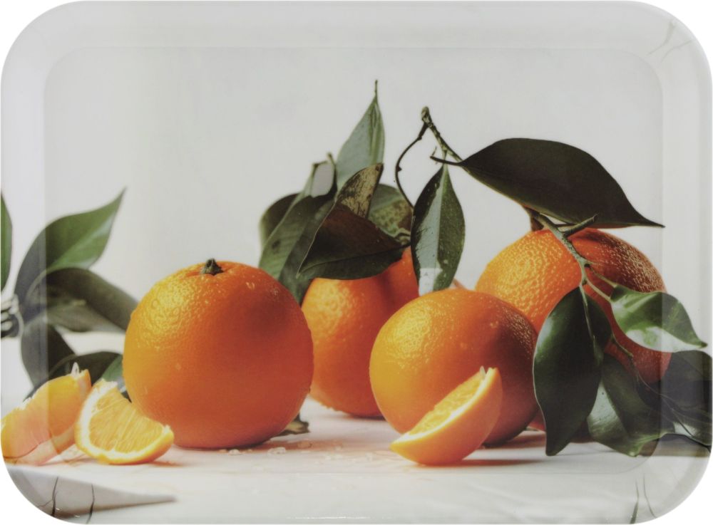 Поднос столовый НАТАМ Апельсины 1.8*33*24.5см арт.RF10113