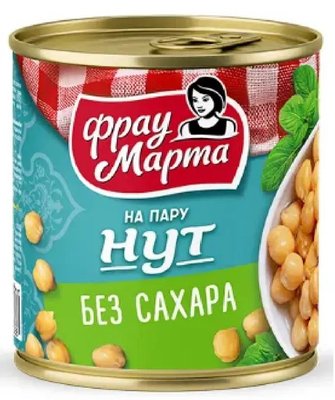 Нут ФРАУ МАРТА без сахара ж/б 310г