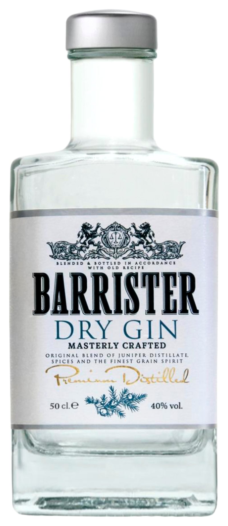 Джин БАРРИСТЕР Драй 40% ст/б 0.5 л
