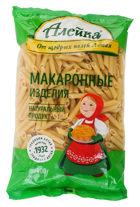 Мак.изделия АЛЕЙКА Перья гладкие м/у 400г