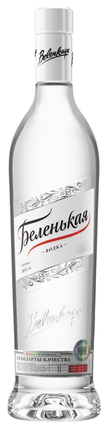 Водка БЕЛЕНЬКАЯ 40% 0.5л