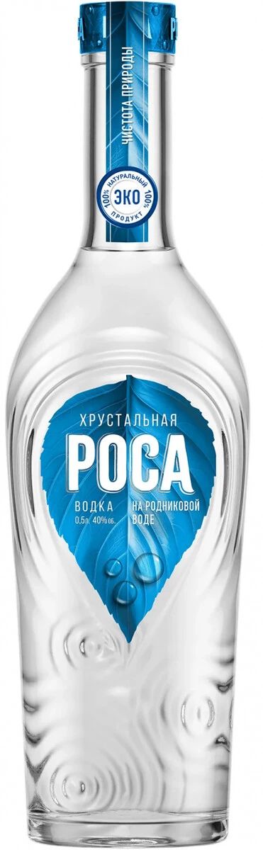 Водка РОСА Хрустальная 40% ст/б 0.5л