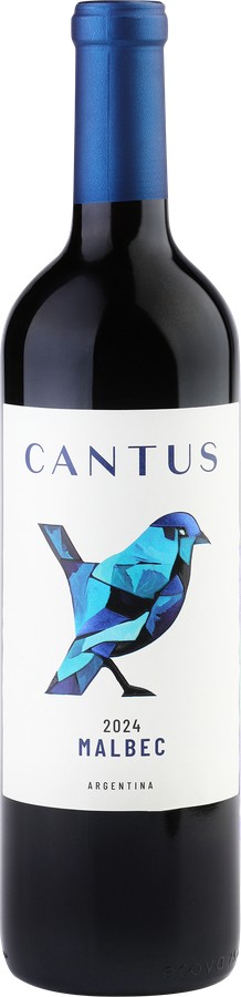 Вино КАНТУС Мальбек красное сух 12.8% ст/б 0.75л