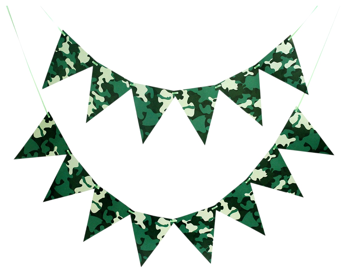 Гирлянда-вымпел СФЕРА Камуфляж арт.3-0175