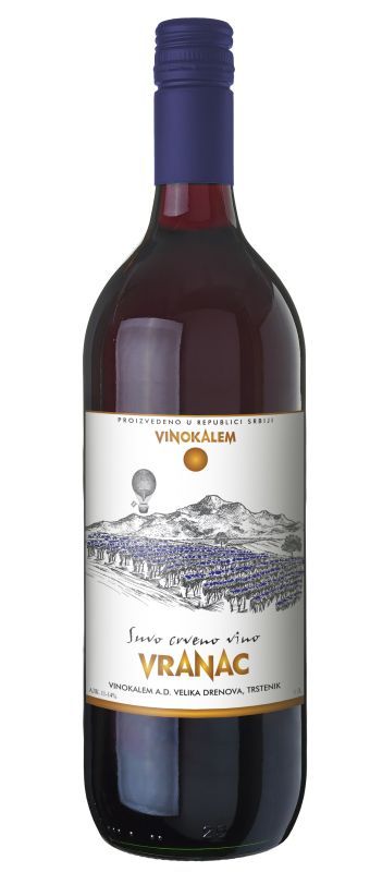 Вино ВИНО КАЛЕМ Вранец красное сух 11-14% ст/б 1л