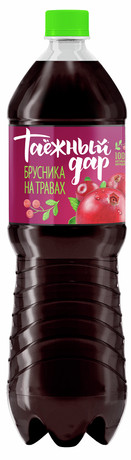 Напиток ТАЕЖНЫЙ ДАР брусника пэт 1.45л