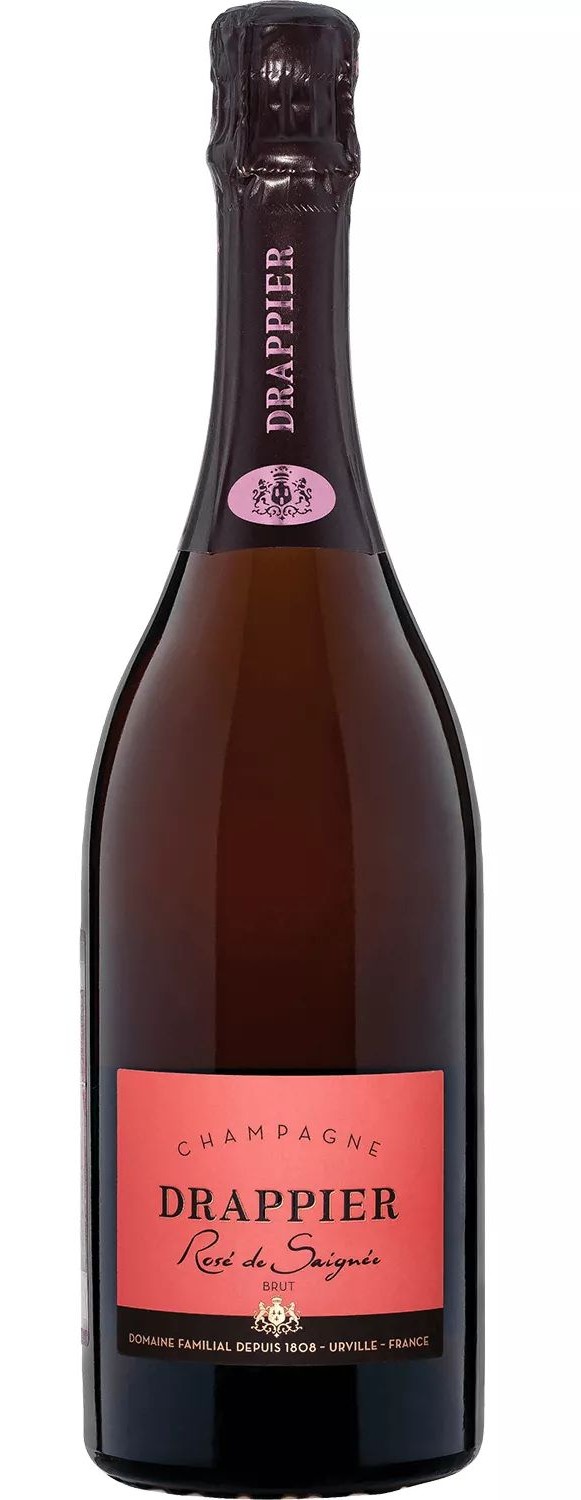 Игристое вино ДРАПЬЕ Шампань Розе розовое брют 12% ст/б 0.75л