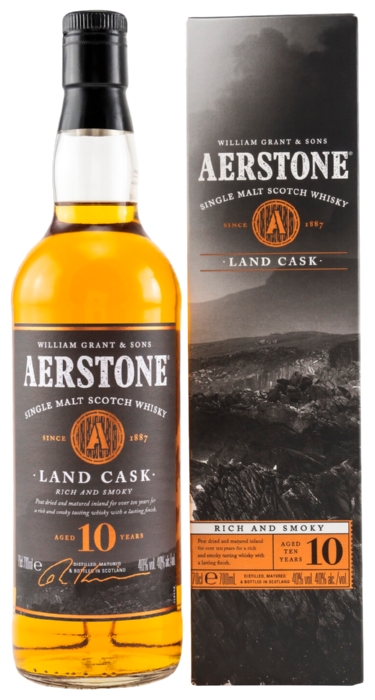 Виски АЭРСТОУН Лэнд Каск 40% ПК 0.7л