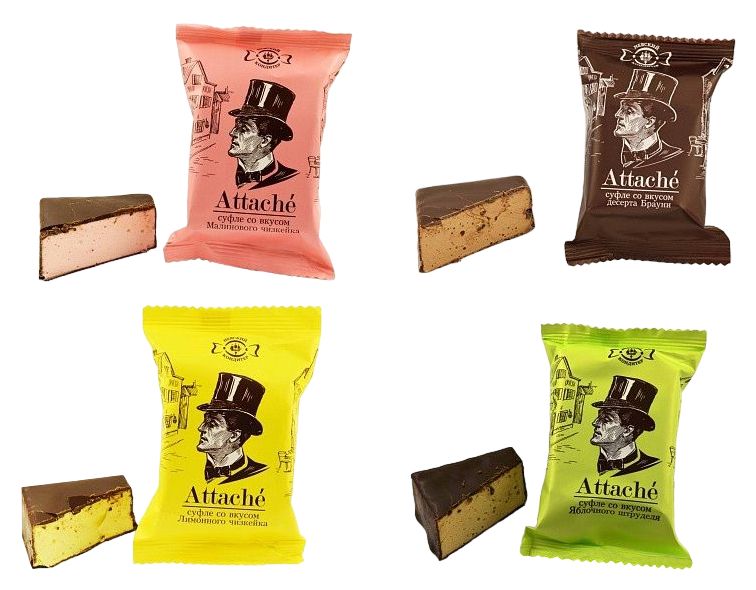 Конфеты НЕВСКИЙ КОНДИТЕР Атташе суфлейные микс весовые