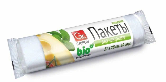 Пакеты для завтраков ГРИФОН 1л 80шт