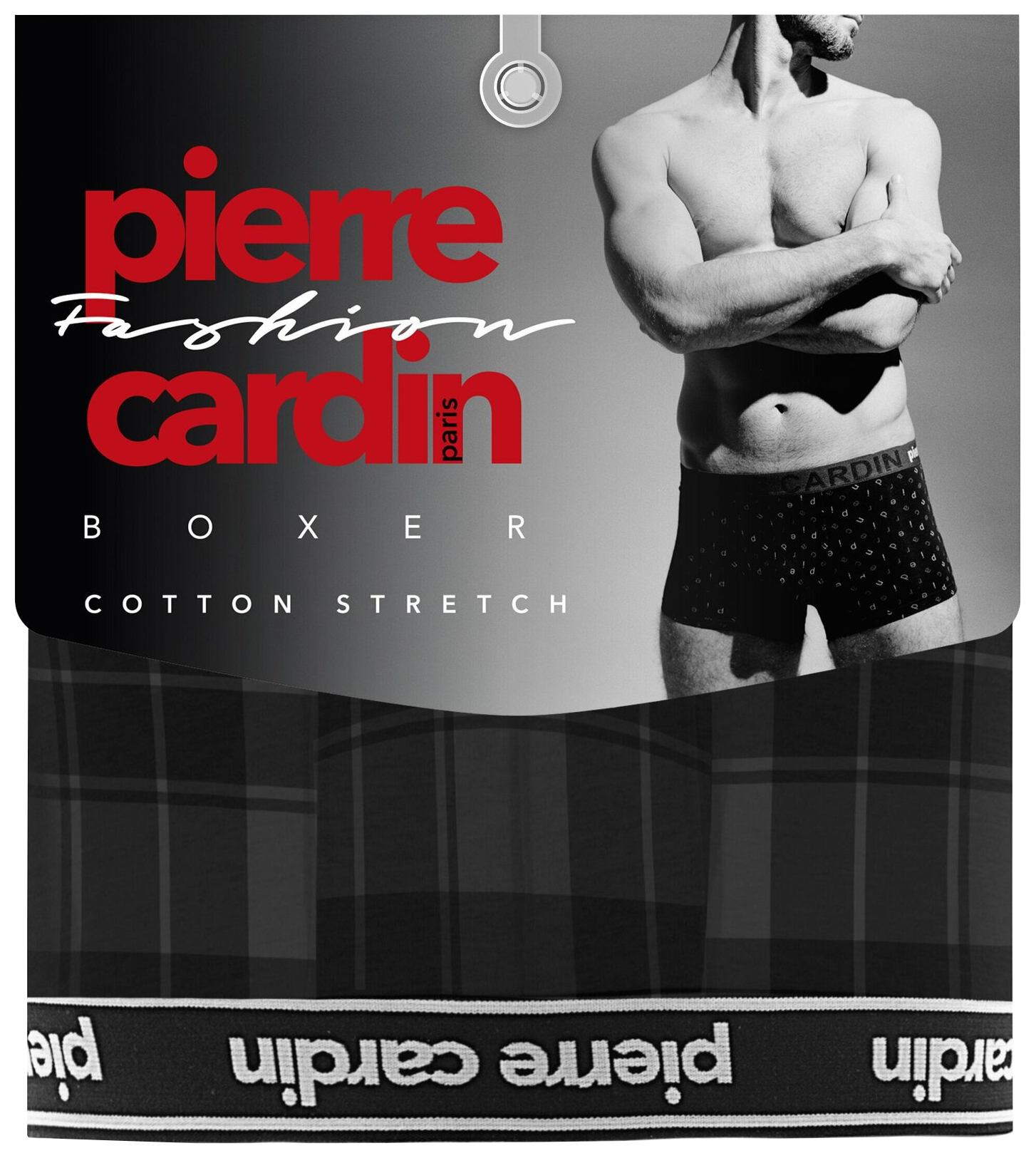Трусы мужские ПЬЕР КАРДЕН боксеры серые р.46-48 арт.00124