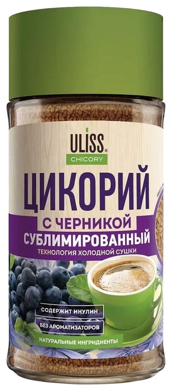 Цикорий УЛИСС с черникой сублимированный ст/б 85г