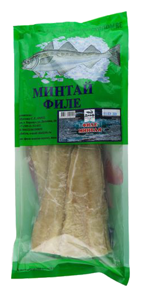 Филе минтая ДИАФ глазурь 5% 476г