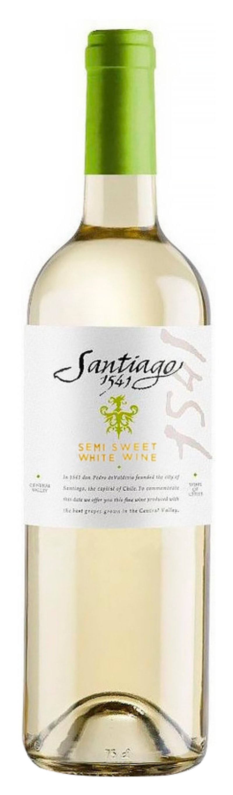 Вино САНТЬЯГО 1541 белое п/сл 12.5% ст/б 0.75л