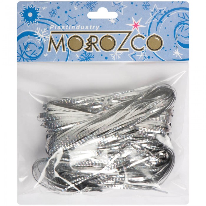 Мишура ПЛАСТИНДУСТРИЯ Дождик голография 1.5м