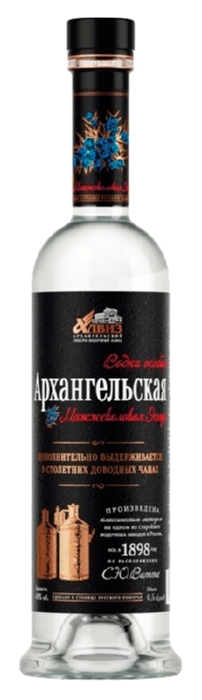 Водка АРХАНГЕЛЬСКАЯ Северная выдержка можжевеловая ягода 40% ст/б 0.5л